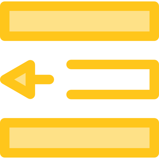 Left alignment icon
