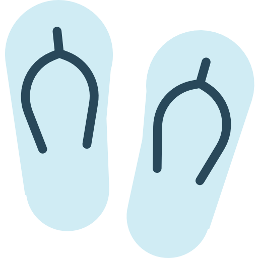 Flip flops icon