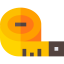 Measuring tape icon 64x64