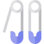 Safety pin icon 64x64