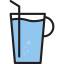 Glass of water icon 64x64