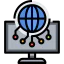 Globe grid アイコン 64x64