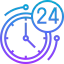 24 hours icon 64x64