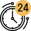 24 hours icon 64x64