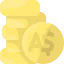 Dollar coin biểu tượng 64x64