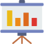 Bar chart icon 64x64