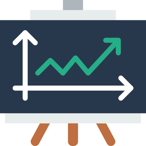 Line chart icon