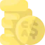 Dollar coin biểu tượng 64x64