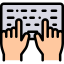 Typing icon 64x64