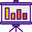 Bar chart icon 64x64