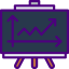 Line chart icon 64x64