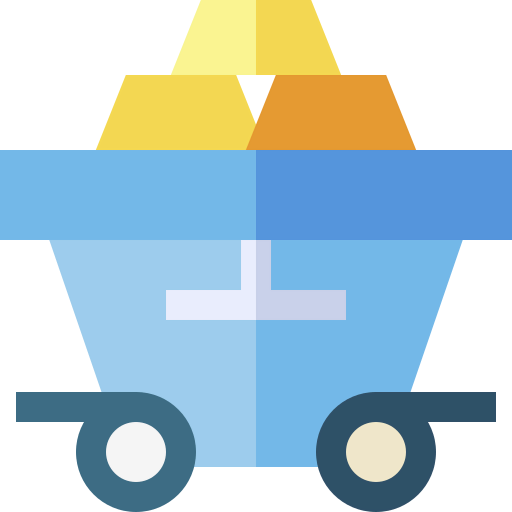 Mining cart icon