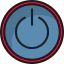 Power button icon 64x64