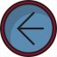 Left arrow icon 64x64