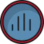 Bar chart icon 64x64