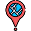 Location pin icon 64x64