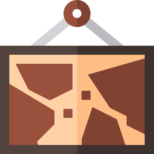 World map icon