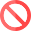 Prohibition Symbol 64x64