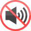 No sound Symbol 64x64