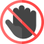 Do not touch Symbol 64x64