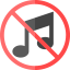 No music Symbol 64x64