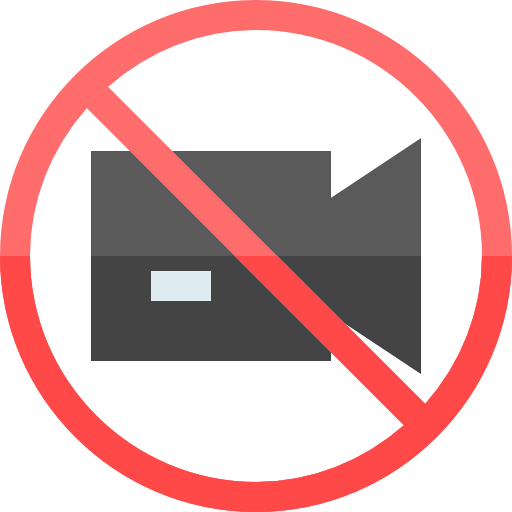 No camera icon