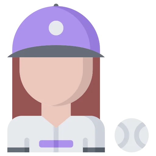 Baseball player icon