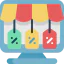 Online shop icon 64x64