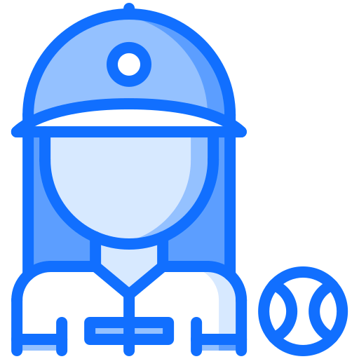 Baseball player icon