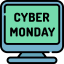 Cyber monday icon 64x64