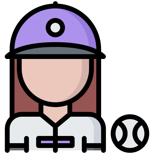 Baseball player icon