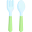 Baby cutlery icon 64x64