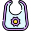 Baby bib icon 64x64