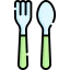 Baby cutlery icon 64x64
