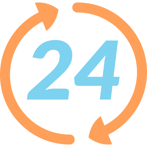24 hours icon