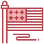 United states of america icon 64x64