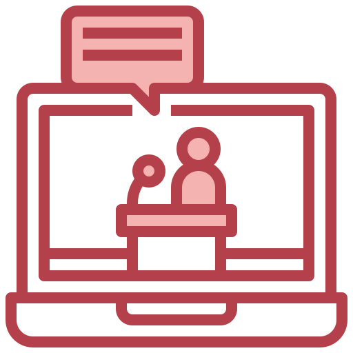 Online learning icon