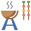 BBQ grill icon 64x64