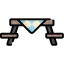 Picnic table icon 64x64