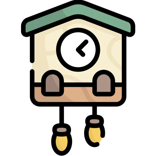 Cuckoo clock icon