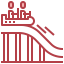 Roller coaster icon 64x64