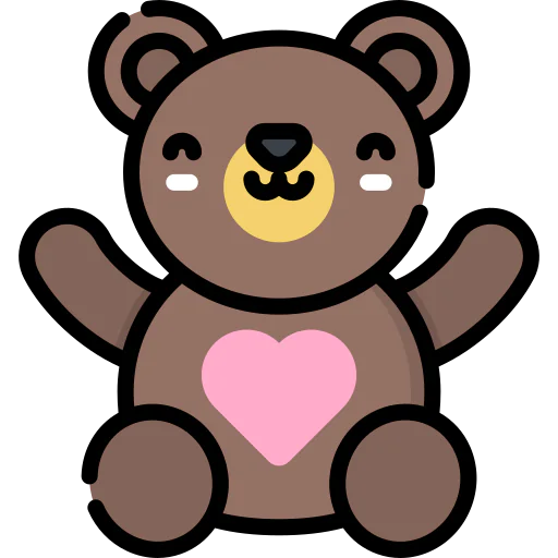 Teddy bear icon