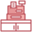 Cash register icon 64x64