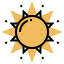 Sun icon 64x64