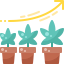 Growing plant icône 64x64