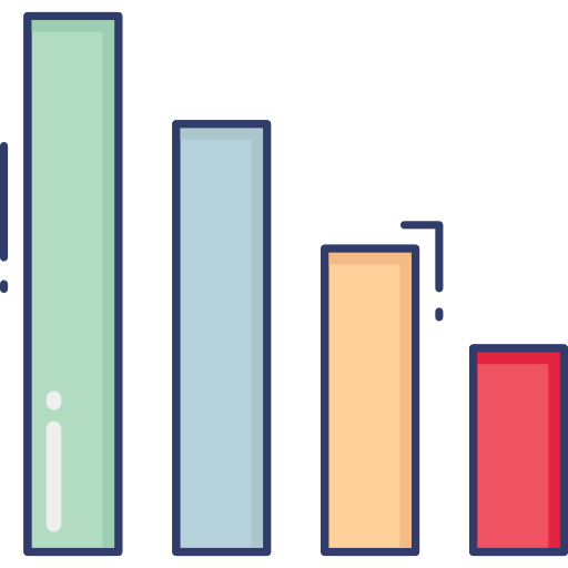 Bar graph icon