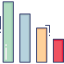 Bar graph icon 64x64