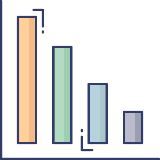 Bar graph icon