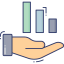 Bar graph icon 64x64