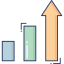 Bar graph icon 64x64